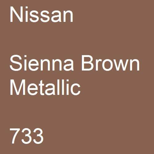 Nissan, Sienna Brown Metallic, 733.